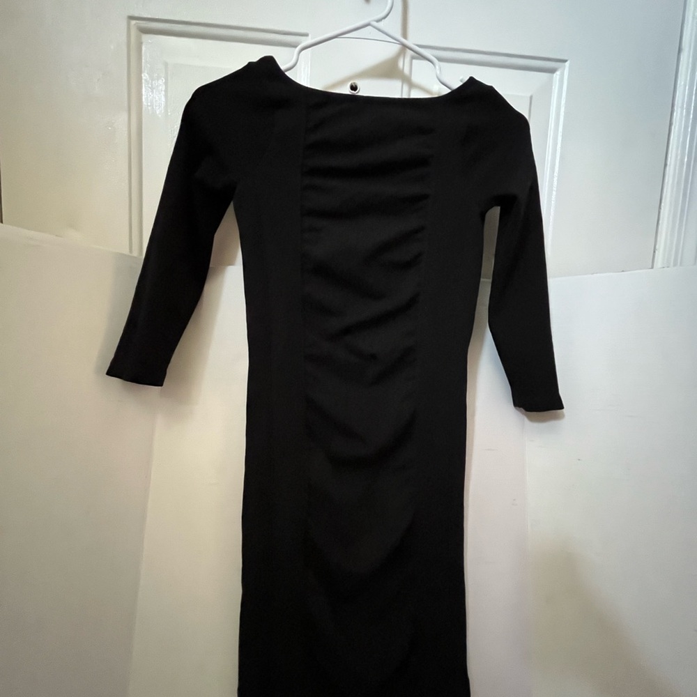 Free People Intimates Black Scoop-Neck Bodycon dress/ slip - Picture 3 of 3